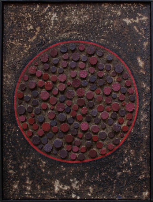 Lech Kunka, Kompozycja z korkami, 1965