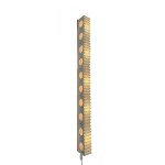 A wall lamp made from elements of “The Wall of Light” by Antoni Starczewski (1924–2000)