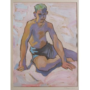Stefan Wegner, Boy on the Beach, 1955