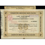 Poland, set of 2 mortgage bonds, 1925