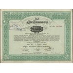 Poland, 4 1/2% mortgage bond for 1,000 zlotys, July 1, 1935, Poznań