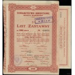 Poland, set of 3 mortgage bonds