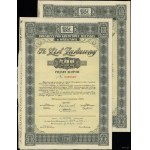 Poland, 2 x 5% mortgage bond for 500 zlotych, Dec. 15, 1936, Warsaw