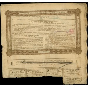 Polsko, sada 97 x 4 1/2 % zástavní dluhopis na 100 zlotých ve zlatě, 18. 4. 1929, Varšava