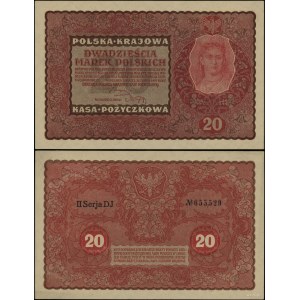 Polonia, 20 marchi polacchi, 23/08/1919, II-DJ