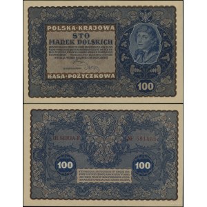 Poland, 100 Polish marks, August 23, 1919, IH-F
