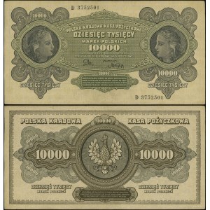 Polonia, 10.000 marchi polacchi, 11/03/1922, D