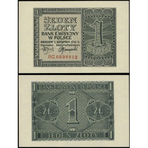 1 zlotý, 1. 8. 1941, BC