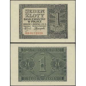 1 zloty, August 1, 1941, BD