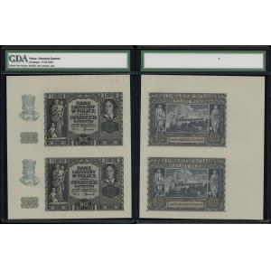 Polonia, 2 x 20 zloty, 1° marzo 1940, senza serie