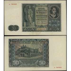 50 zloty, 1° agosto 1941, A