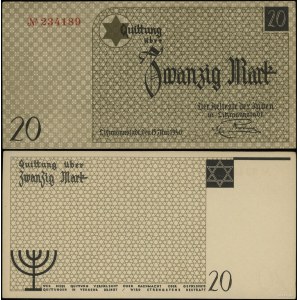 20 marks, May 15, 1940, no watermark