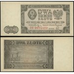 2 zlote, July 1, 1948, BR