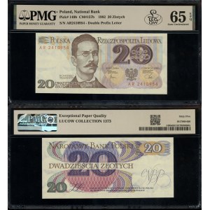 20 zlotych, June 1, 1982, AR