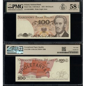 100 zlotys, 15 janvier 1975, B