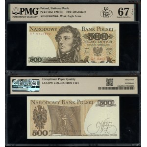 500 zloty, 1° giugno 1982, GF