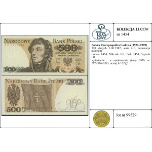500 zloty, 1° giugno 1982, GF
