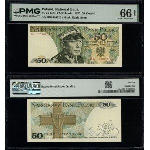 Poland, 50 złotych, May 9, 1975, BB