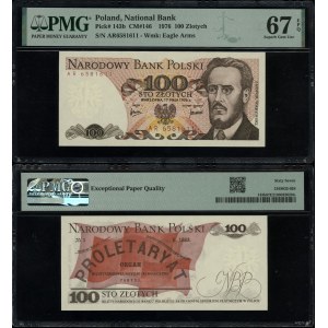 Poland, 100 zlotych, May 17, 1976, AR
