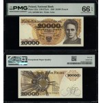 Poland, 20,000 zlotys, February 1, 1989, AM