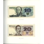 Poland, a booklet of banknotes titled "Polish Banknotes in Circulation from 1975 to 1996"