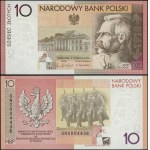 Poland, 10 zlotych, June 4, 2008