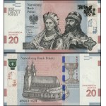 Poland, 20 zlotych, November 23, 2015