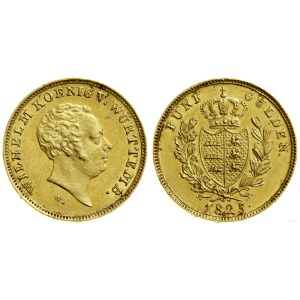 Germany, Württemberg, 5 guilders, 1825, Stuttgart