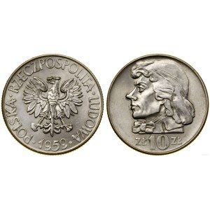 Poľsko, 10 zlotých, 1959, Varšava