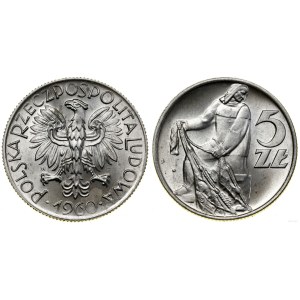 Poland, 5 zlotych, 1960, Warsaw
