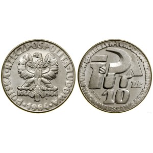 Poľsko, 10 zlotých, 1964, Varšava
