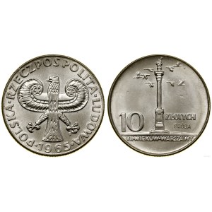Poland, 10 zlotych, 1965, Warsaw