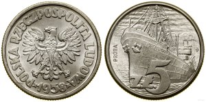 Polska, 5 złotych, 1958, Warszawa