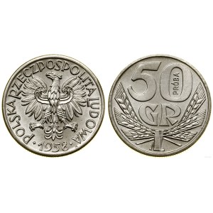 Poľsko, 50 grošov, 1958, Varšava