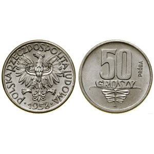 Polsko, 50 grošů, 1958, Varšava
