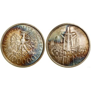 Poland, 100,000 zlotys, 1990, USA