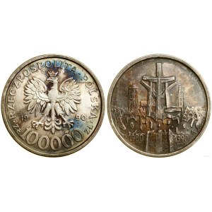 Poľsko, 100 000 zlotých, 1990, USA