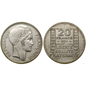 20 franków, 1934, Paryż