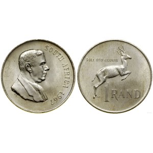 Republika Południowej Afryki, 1 rand, 1967, Pretoria