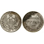 Russia, ruble, 1837 New Year