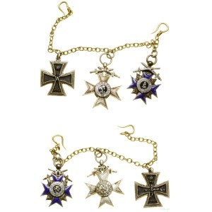 Germany, miniatures of 3 medals, before 1918
