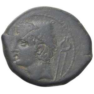 Ancient Coins - § ITALY, SAMNIUM, Aersenia (263–240 B.C.) AE - D/ Vulcan with...