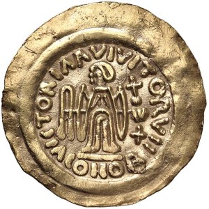 Italian Mints - LONGOBARDI Imperial imitation from Ravenna in the name of Maurizi...