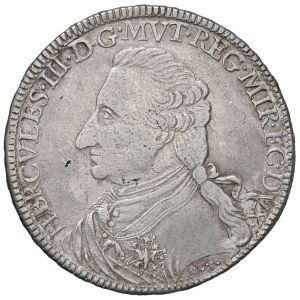 Italian Mints - MODENA Ercole III d'Este (1780-1796) Tallero 1796 - MIR 855/...