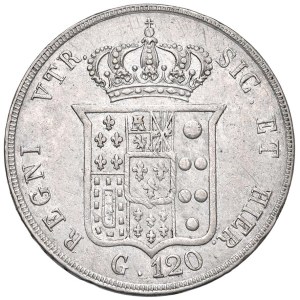 Italian Mints - NAPOLI Ferdinando II di Borbone (1830-1859) Piastra da 120 G...