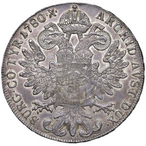 Italian Mints - VENEZIA Maria Teresa d'Austria (1740-1780) Tallero 1780 - Ha...