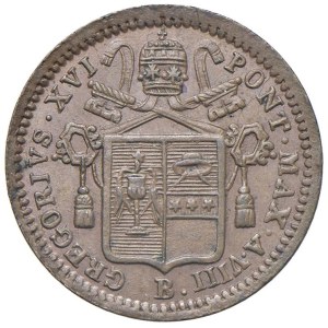 Papal coins - Gregorio XVI (1831-1846) Bologna - Mezzo Baiocco 1838 An. VI...