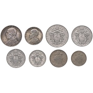 Papal coins - Pio XII (1939-1958) Serie divisionale di 8 monete 1939 An. I...