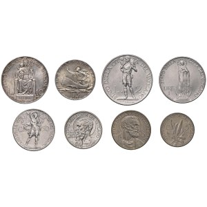 Papal coins - Pio XII (1939-1958) Serie divisionale di 8 monete 1939 An. I...