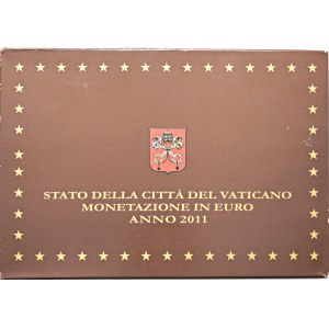 Papal coins - Benedetto XVI (2005-2013) Divisionale 2011 - Serie di otto v...